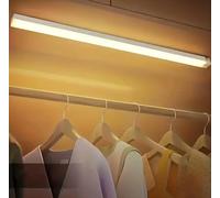 USB Rechargeable LED Motion Sensor Lights Stick-On Under Cabinet & Wardrobe Lighting | Intelligent Sensor Lights Indoors for Kitchens, Cupboards & More 200mm, 300mm, 500mm (2 Pack) (Warm White, 500mm)