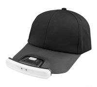 USB Rechargeable LED Sensor Headlight Cap, High-Density ABS Bump Hat with 4 Bulbs, Comfortable Safety Gear for Low-Risk Environments(B)