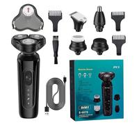 USB Rechargeable Men's Electric Shaver For Face And Sideburns Trimming Floating Heads Beard Trimmer With Accessories Multifunctional Beard Shaver