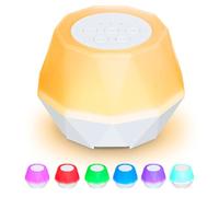 USB Rechargeable Night Light,7 Colors Portable Table Lamp with 10 Soothing Sounds White Noise & Timer for Adults Kids Sleeping,LED Childrens Night Light for Newborns Soft Nursery Breastfeeding
