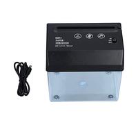 USB Rechargeable Paper Shredder with Metal Knife Compact A6 Size Electric Shredder for Office Home School Use