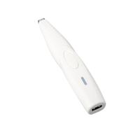 USB Rechargeable PET Foot Hair Trimmer for Dog Grooming | Plastic Body, Mute Design, Home Use, Summer Care, White Finish, Includes Charging Lead