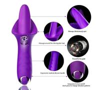 USB Rechargeable Wand Vibrator - Waterproof Silicone Personal Massager