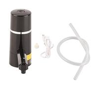 USB Rechargeable Water Dispenser Pump, Portable Wireless Automatic Drinking Water Pump, Silicone Electric Water Dispenser, Universal Gallon Bottle Water Pump for Home Office (Black-002 button)