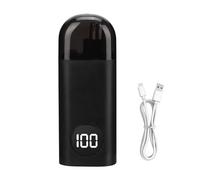 USB Rechargeable Waterproof Nose & Ear Hair Remover - Painless Eyebrow & Facial Trimmer for Men & Women