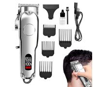 USB Rechargeable Wireless Hair Clipper with 4 Guide Combs for Custom Wireless Cutting - For Pet and Travel