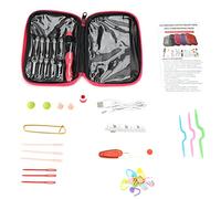 USB Rechargeable40Pcs Light Up Crochet Hooks Set for DIY Craft Supplies Knitting Sets