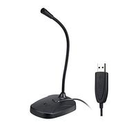 USB Recording Microphone Noise Canceling High Sensitivity Mic with One-key Control Plug Play for PC Laptop Gaming Voice Chat Broadcast Studio Speech K Song