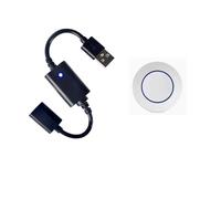 USB Remote Control Switch 5V Small Night Light Fan LED Light Strip with Power Supply Power Bank Wireless Remote Control Cable Connect Free