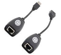 USB RJ45 Extender, USB 2.0 to RJ45 Ethernet Extension Cable Network Over Cat5/Cat6 Connector Adapter Wired Lan for OS X Computer Keyboard