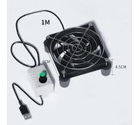USB Router Cooling Fan, Easy to Clean, Quick Cooling, Strong Wind Power (4#)