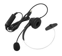 USB Service Headset, Hand - Volume Control and Reading the Customer Service Headset Adjustable for the Office