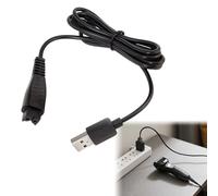 USB Shaver Charger for Panasonic Shavers Beard Trimmer Charger Plug 5.4V Power Supply Cord Replacement Cable Compatible with Panasonic ES-LV97 ES-LA63 RE7-51 RE7-59 RE 740 RE 768 ERC20 (Black)