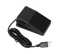 USB Single Foot Switch Pedal, Programmable Computer Keyboard Controller for Gaming, Office, Transcription, and Media Control, Ergonomic Design with High Sensitivity Photoelectric Switch, 2m Cable