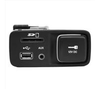USB socket Compatible With Jeep For Cherokee 68146071AC Center Console Interface Port Socket Holder Cover Card AUX Port