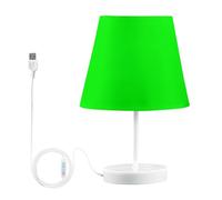 USB Soft Light Desk Lamp - Modern Nightstand Lamp with Shade Adjustable Brightness for Home Office Bedroom and Study - Stylish LED Table Lamp for Reading and Relaxation