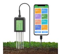 USB Soil Tester, 7-in-1 Digital Meter for pH, Moisture, Temp, NPK Nutrients Analysis, Perfect for Gardening and Agriculture, Android App Compatible