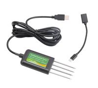 USB Soil Tester Tool IP68 Real-Time Data Export & Corrosion-Resistant Probe for Agricultural Use Humidity Meter
