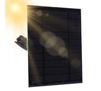 USB Solar Charger - Practical Portable Energy Source, 6W Type C Solar Charging Panel | Renewable Powers Supply for Smart Doorbell, Wireless Camera, Outdoor Garden Lighting, Backup Device for Travel