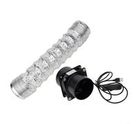 USB Solder Fume Extractor Fan 3500RPM 44CFM Smoke Absorber(Fan Plus 3m Pipe)
