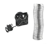 USB Solder Fume Extractor with Flexible Duct - Portable Smoke Absorber Fan for Welding & DIY Electronics - Low Noise High Suction Air Purifier for Desktop Workbench(Fan Plus 6m Pipe)