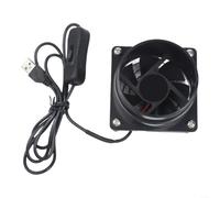 USB Solder Fume Extractor with Flexible Duct - Portable Smoke Absorber Fan for Welding & DIY Electronics - Low Noise High Suction Air Purifier for Desktop Workbench(only Fan)