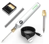 USB Soldering Iron 5V 8W Mini Electric Soldering Iron Kit Welding Tools Equipment Adjustable Temperature with Solder Wire and Stand