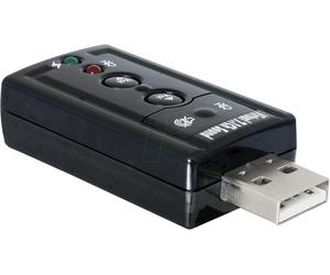 USB Sound Adapter 7.1 - DeLock -Virtual 7.1 Sound - Xear 3D Sound - mit Funktion