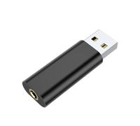 USB Sound Adapter - Universal 3.5mm Aux to USB Audio Converter, Driverless Sound Card | Portable USB Audio Interface for Laptop, Desktop, PC with Plug and Play Function