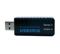 USB Sound Card Connector for Amateur with PTT Control, Audio Transformer & Optocoupler Isolation, Compatible with for YAESU, for ICOM, for KENWOOD Radi