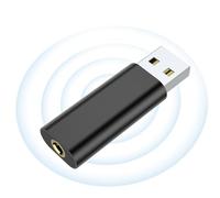 USB Sound Card - External Audio Adapter, 3.5mm USB to AUX Converter | Plug and Play Sound Card for Laptop, DriverFree Audio Adapter, Headset Adapter for, Music, Video Calls