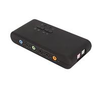 USB Sound Card, External Sound Card for Laptop Support AES, EBUIEC60958S, PDIF Digital Audio, 48KHz Sampling Rate, 12Mbps USB 2.0 Sound Card for PC