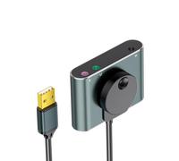 USB Sound Card External Stereo Sound Card With Volumes Control USB To 3.5mm Sound Adapter For PC Laptop Desktop Headsets