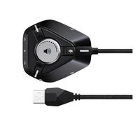 USB Sound Card - Type-C External Soundboard, 3.5mm Quick Setup Jack USB Headset Adapter for Volume Control Microphone Speaker Studio Home Guitar Music Recording Streaming Channel Game