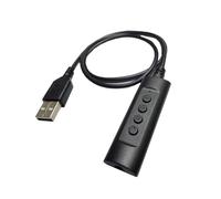 USB Sound Card Virtual Channel For Headphone Laptops Gamings Strong Compatibility Plugs And Use Drive Not Need Weight