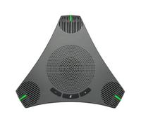 USB Speakerphone Conference Microphone Omnidectional Computer Mic 360° Voice Pickup with Mute Key for Skype/Video Conference/Online Course/Live Streaming/Gaming/Daily Chatting