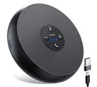 USB Speakerphone, M1A Zoom Certified AI Mics 360°Voice Pickup USB Type C-A Plug&Play Computer Speakers with Microphone, Fast Mute Noise Reduction Echo Cancellation for 5-8 People for Zoom Teams