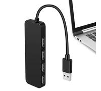 USB Splitter - 4 Port USB C Hub | Type C & USB Hub | Fast Data Transfer USB Multiport Adapter | Ultra Slim USB Extender | Multifunci USB Base Data Hub