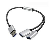USB Splitter Cable Male to 3/2 2.0 Female Extension Cord Port Hub Data&Charger Power Split Adapter USB Power Charging Hub