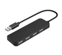 USB Splitter | Designed with 4 USB ports on your PC, laptop, USB flash drive, multiple USB port and multi-device preter design device, single USB port fully capable USB expander data