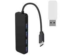 USB Splitter for Laptop | Bring More No Driver or Software, USB Port Expander is Useful to Use, Convenient and Efficient Transmission Speed Up to 480Mbp