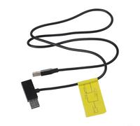 USB Splitter Power and Data Y Cable Adapter for Auto and For CarPlay, ABS Connection Harness Auto Power Supply Cord Compatible with In-Car Entertainment