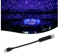 USB Star Projector Night Light,Adjustable Romantic Starry Sky Projector Car Light,Portable Atmosphere Decorative Auto Roof Light for Various Occasions,Tools and Home Improvement,Blue Wall Lights
