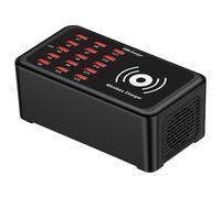USB Station, Charging Hub, 100 W Wireless Charger, Smart 15 Port Dock Headphones, Phone, Laptop, Tablet, Watch, Portable Device Solution for Home 5.83 x 3.07 x 2.28 inches