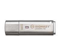 Kingston Ironkey 128GB Locker+ 50 Encrypted Type-A Flash Drive USB 3.2, Gen1, 145MB/s