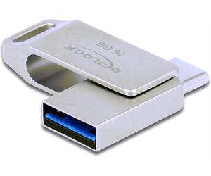 USB Sticks STICK DELOCK USB 3.2 Gen 1 USB-C + Typ-A NEW