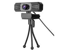 USB Streaming Webcam Full HD Webcam with Microphone for Video Calling Built-in Fill Light Live Broadcast Teaching Video Chat Conference Online Class Game Tripod 2K (4K)