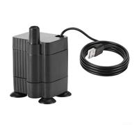 USB Submersible Pump Bottom Suction Quiet DC Stainless Core Submersible Pump USB Low Noise for mini Fountain Pump USB Bottom Suction Fish Tank Compact Water Pump 45mm USB Silent Operation Adjustable