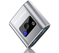 USB Switch. Bi-Directional USB 3.0 Switch Selector 1 in 2 Out/ 2 in 1 Out, Share USB Devices Between 2 Computers for Printer, Keyboard, Scanner, Mouse. Compatible with Mac/Win/Linux