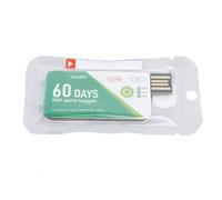 USB Temperature Data Logger Recorder Water Resistant Disposable 60 Days Monitoring Large Storage Capacity For Cold Chain Transportation Warehouse Logistics ABS Material 12g Weight